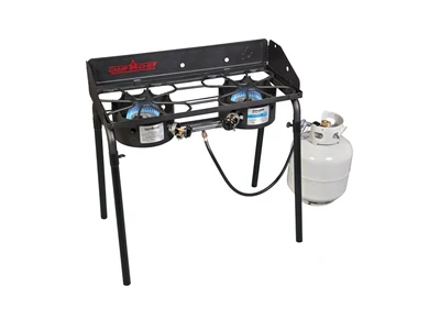 Camp Chef Explorer 2-Burner Heavy-Duty Cast-Iron Outdoor Stove