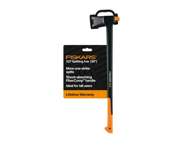 Fiskars X27 Super Splitting Axe (36-Inch Shock-Absorbing Handle)