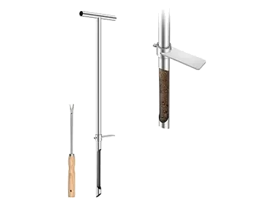 Heavy-Duty T-Style Stainless Steel Soil Core Sampler Probe (36-Inch)