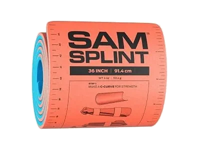 SAM Medical Splint (36-Inch Foldable Charcoal Aluminum)