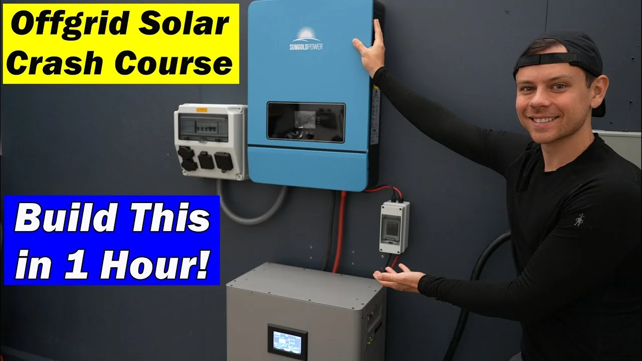 Offgrid Solar Beginner Crash Course: Build a 10,000W Solar System